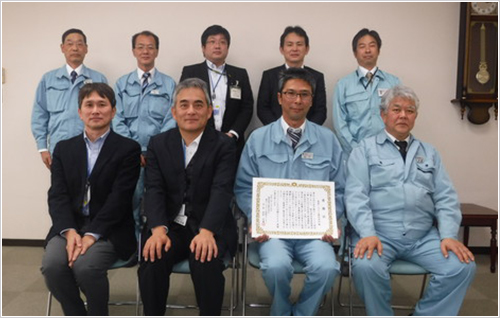 関西電力㈱ 電力システム技術センター殿より感謝状を授与